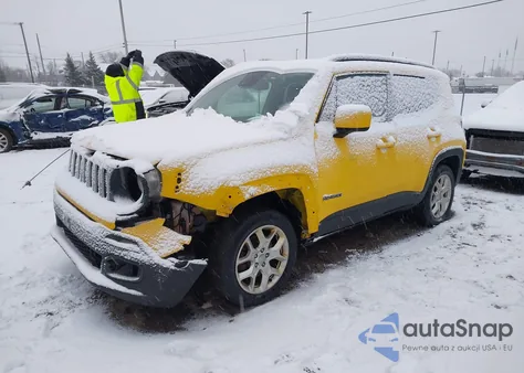 2018 Jeep Renegade Latitude 4X4 z USA, uszkodzony, nr VIN ZACCJBBB1JPJ47280